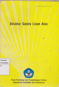 Struktur sastra lisan alas