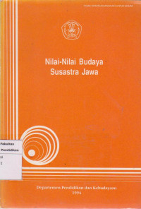 Nilai-nilai budaya susastra jawa