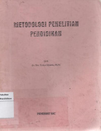 Metodologi Penelitian Pendidikan