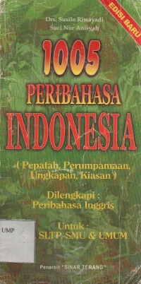 SL1005 Peribahasa Indonesia