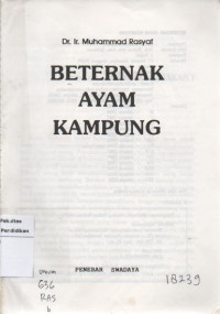 Beternak Ayam Kampung