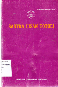 Sastra lisan totoli