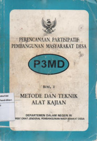 Perencanaan Partisipatif Pembangunan Masyarakat Desa