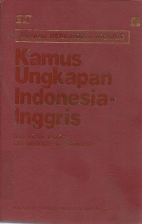 Kamus Ungkapan Indonesia-Inggris