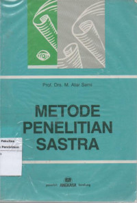 Metode penelitia sastra