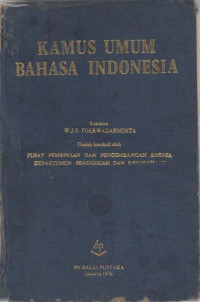 Kamus umum bahasa Indonesia