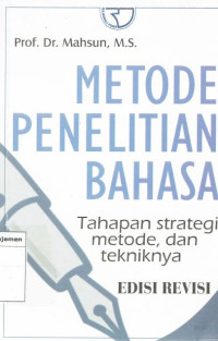 Image of Metode penelitian bahasa