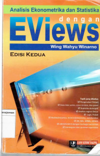 Image of Analisis ekonometrika dan statistika dengan eviews edisi kedua