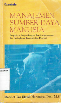 Image of Manajemen sumber daya manusia: pengadaan, pengembangan, pengkompensasian, dan peningkatan produktivitas pegawai