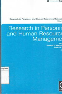 Image of Research in personnel and human resources management