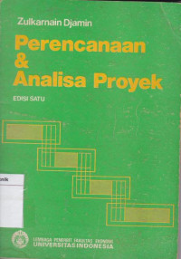 Image of Perencanaan & Analisa Proyek
