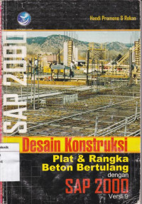 Image of Desaen Kontruksi Plat & Rangka Beton Bertulang Sap 2000