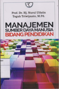 Image of Manajemen sumber Daya Manusia Bidang Pendidikan