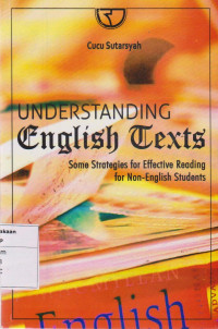 Image of Understanding English Text: Some Strategies for Effective Reading for Non-English Students