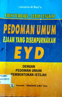 Pedoman Umum Ejaan yang Disempurnakan EYD