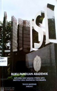 Buku Panudan Akademik Diploma dan Sarjana Strata Satu Institut Seni Indonesia Yogyakarta