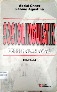 Sosiolinguistik Perkenalan Awal