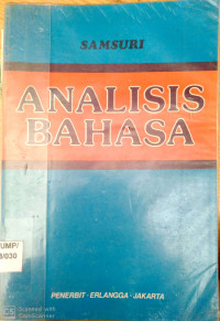 ANALISIS BAHASA