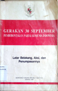 Gerakan 30 September Pemberontakan partai Komunis Indonesia