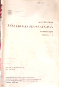 Materi Pokok Belajar dan Pembelajaran