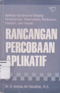 Rancangan Percobaan  Aplikatif