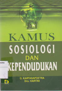 Kamus Sosiologi dan Kependudukan