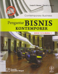 Pengantar Bisnis Kontemporer= Contemporary business: Edisi 13. buku 1