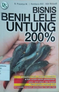 Bisnis Benih Lele Untung 200 %