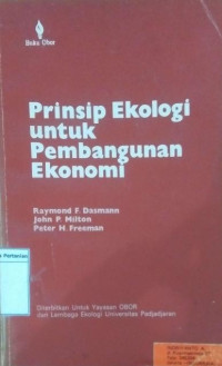 Prinsip Ekologi untuk Pembangunan Ekonomi