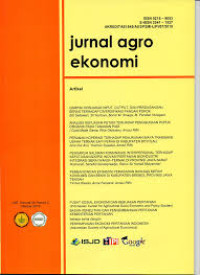 Jurnal Agro Ekonomi : Artikel (volume 34 Nomor 2, Oktober 2016)