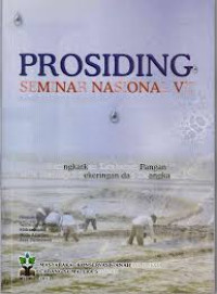 Prosiding Seminar Nasional VII Masyarakat  Konservasi Tanah Indonesia