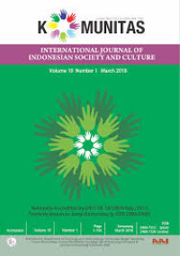 Komunitas : International Journal of Indonesian Society and Culture