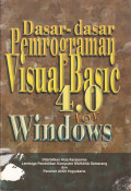 Dasar Dasar Pemrograman Visual Basic 4.0 For Windows