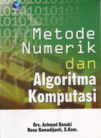 Image of Metode Numerik dan Algoritma Komputasi