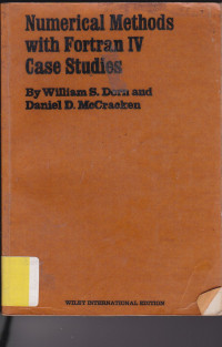 Numerical medhods with fortrwn case studies