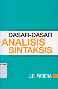 Dasar -Dasar Analisis Sintaksis