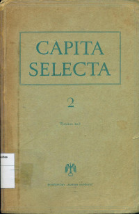 Image of Capita selecta