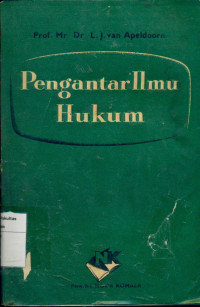 Image of Pengantar ilmu hukum
