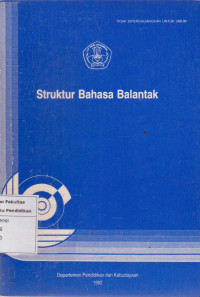 Image of Struktur bahasa balantak