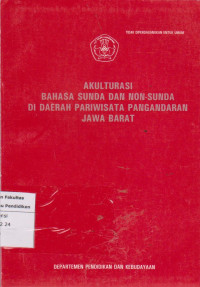 Image of Akulturasi bahasa sunda dan non-sunda didaerah pariwisata pangandaran jawa barat