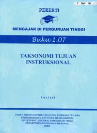 Image of Taksonomi Tujuan Instruksional