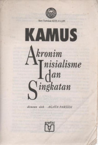 Image of Kamus Akronim Inisialisme dan Singkatan
