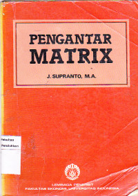 Image of Pengantar Matrix