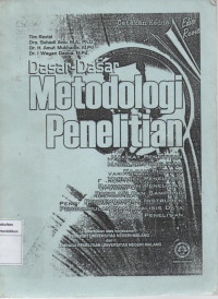 Image of Dasar-Dasar Metodelogi Penelitian