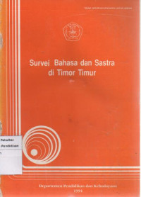 Image of Survei Bahasa dan Sastra