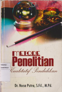 Image of Metode Penelitian Kualitatif Pendidikan