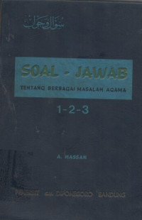 Image of Soal Jawab (Tentang Berbagai Masalah Agama)