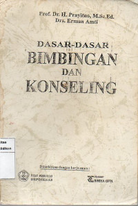 Image of Dasar-dasar bimbingan Dan koseling