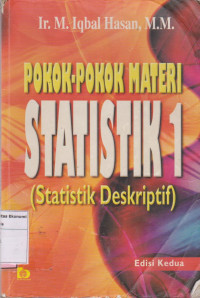 Image of Pokok-pokok materi Statistik 1: statistik deskriptif
