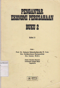 Image of Pengantar ekonomi perusahaan buku 2 edisi 3